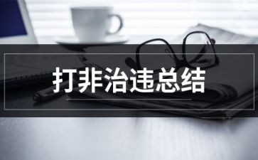 经信打非治违工作总结8篇