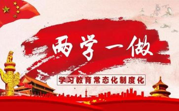 2024年二学一做心得体会6篇