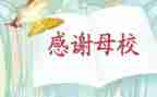 感恩在母校演讲稿推荐8篇