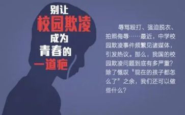 防校园欺凌演讲稿5篇