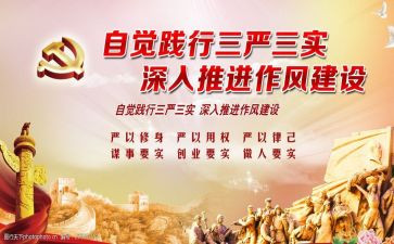 三严三实体会心得6篇