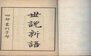 世说新语每则的读后感精选5篇