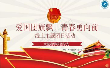 团日活动总结范文6篇