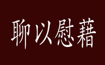 慰藉作文7篇