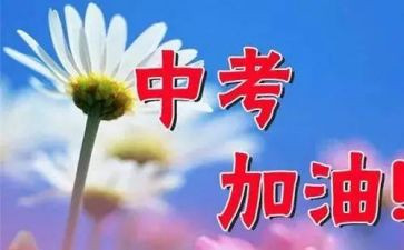 写中考的演讲稿参考8篇