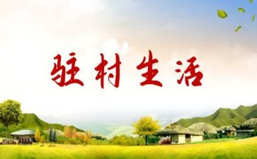 干部个人驻村工作计划8篇