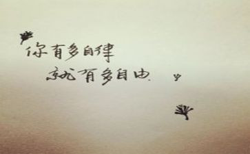 自律作文作文6篇